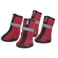 Petedge Pet Edge UM1245 10 83 Therma Pet Neoprene Boots; Red - Extra Small UM1245 10 83